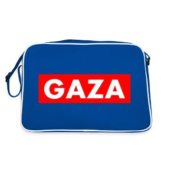 Gaza - Sac Retro - bleu/blanc - Dos