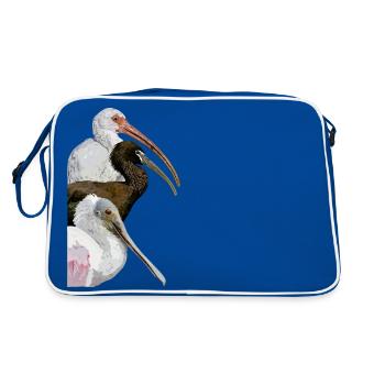 Ibis et spatule - Sac Retro - bleu/blanc - Dos