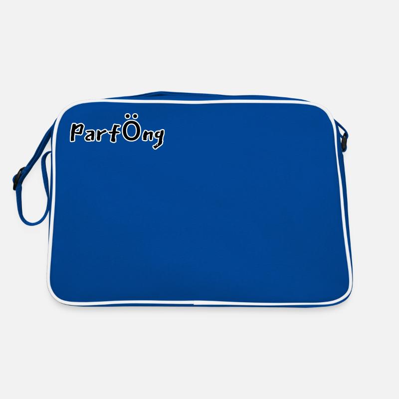 PARFÖNG - Retro Tasche - Blau/Weiß