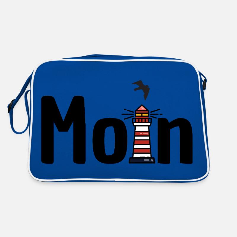 Moin Leuchtturm Möwe Retro Tasche