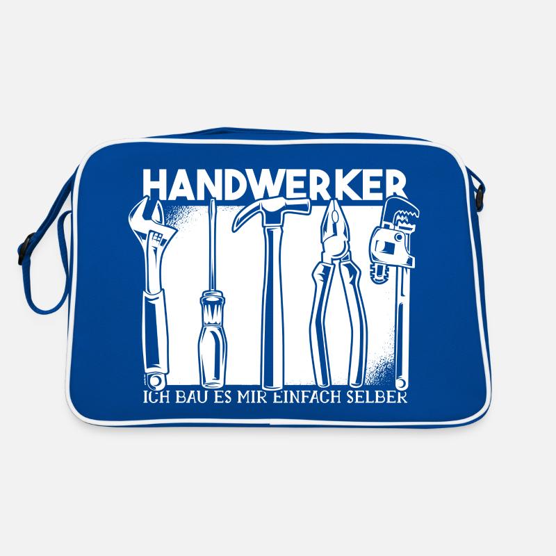 Handwerker - Ich bau es mir einfach selber Retro Tasche