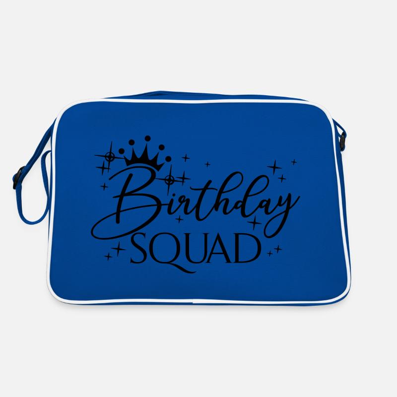 Birthday Squad Matching Gruppe Geburtstagsfeier Geschenk Retro Tasche