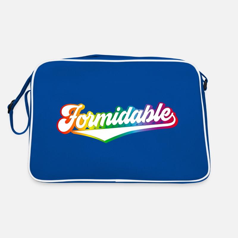 Formidable Regenbogen Power Retro Tasche
