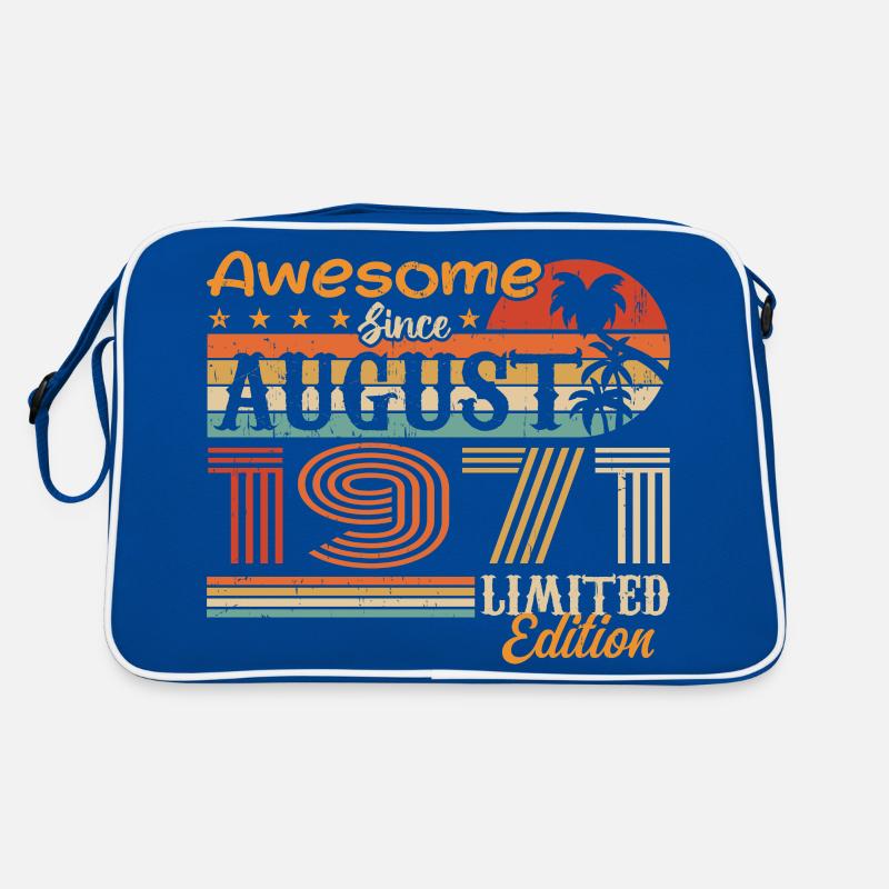 1971 Août Idée cadeau Août 1971 Sac Retro