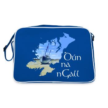 Dún na nGall - Retro Bag - blue/white - Back