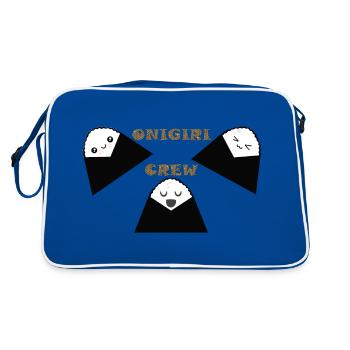 ONIGIRI CREW - Sac Retro - bleu/blanc - Dos
