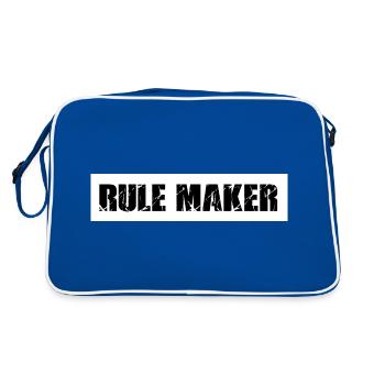 Rule maker - Retro Bag - blue/white - Back