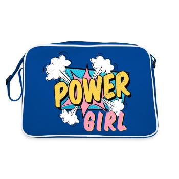 Power Girl - Comicstyle - Retro Bag - blue/white - Back