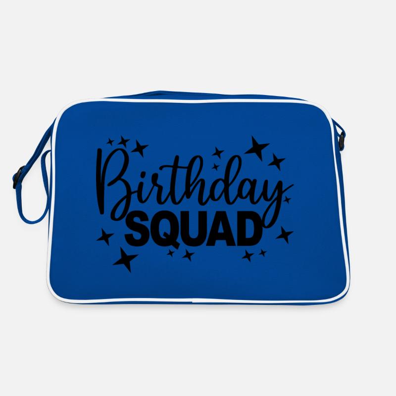 Birthday Squad Matching Gruppe Geburtstagsfeier Geschenk Retro Tasche