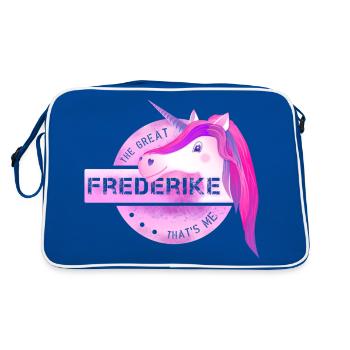 Jennifer - Sac Retro - bleu/blanc - Dos