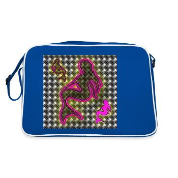 Mermaids - Club WoW - Retro Bag - blue/white - Back