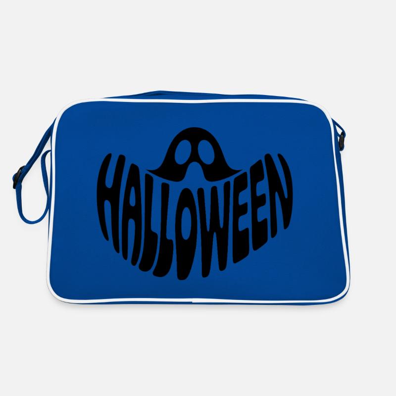 Ghost - Cool Halloween Logo Retro Bag