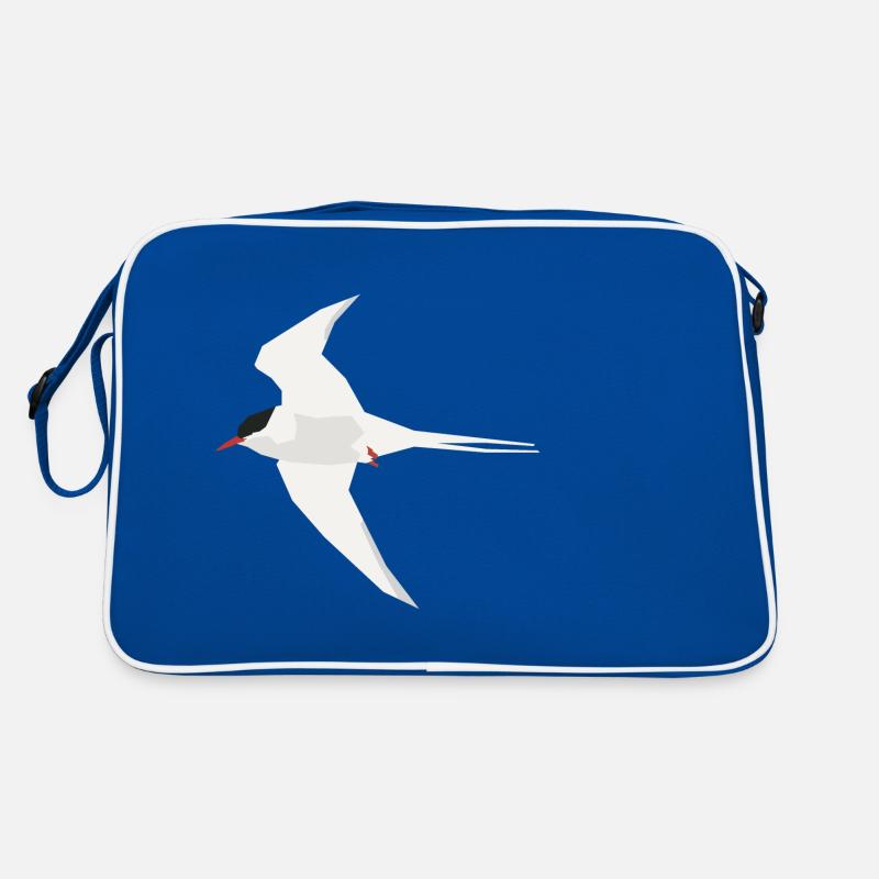 Sterne arctique volant - Sac Retro - bleu/blanc