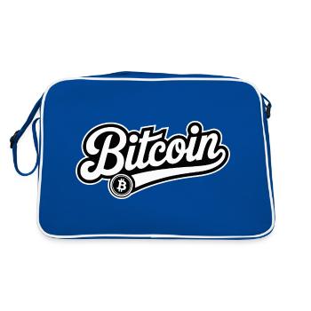Bitcoin - Cool Finance Logo - Sac Retro - bleu/blanc - Dos