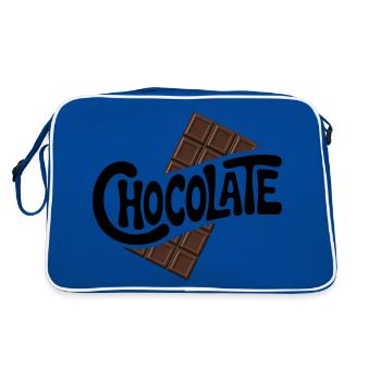 Chocolate - Cool Sweets Logo - Retro Bag - blue/white - Back