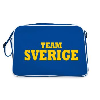 Team sverige - Sac Retro - bleu/blanc - Dos