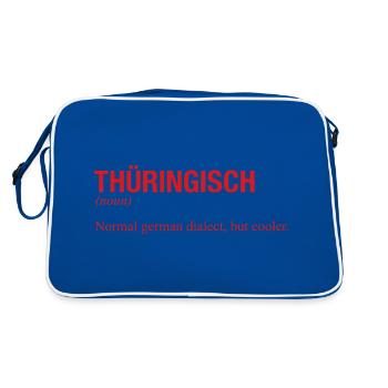 THÜRINGISCH THAUFRINGEN - Retro Bag - blue/white - Back