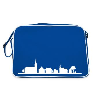 Votre village, votre horizon - Sac Retro - bleu/blanc - Dos