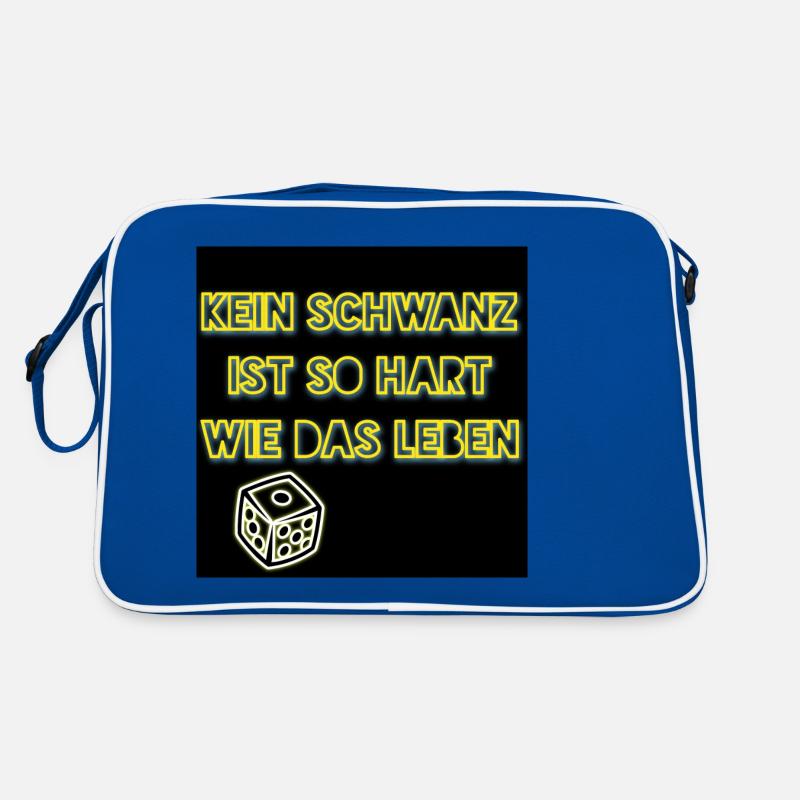 Aucune queue n’est aussi dure que la vie - Club WoW - Sac Retro - bleu/blanc