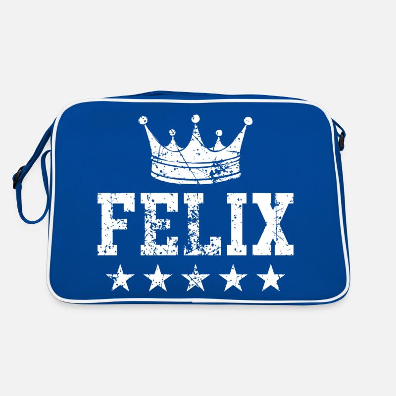 Felix mit Krone Retro Tasche