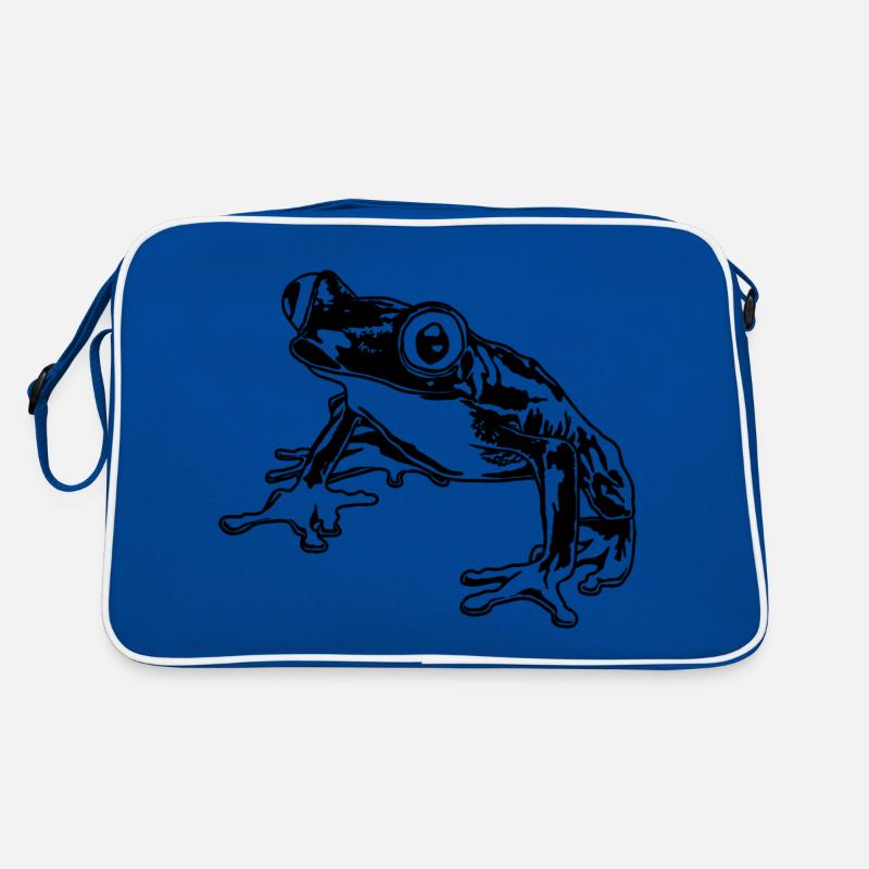Tree Frog Graphic Aquatic Amphibian Frog Lovers Retro Bag