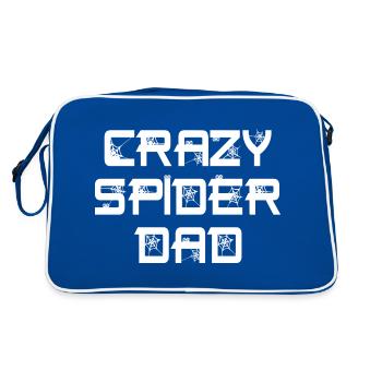 Drôle Crazy Spider Mum Pet Spider Propriétaire - Sac Retro - bleu/blanc - Dos