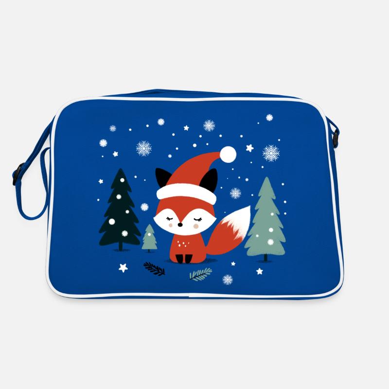 Weihnachtsfuchs Retro Tasche