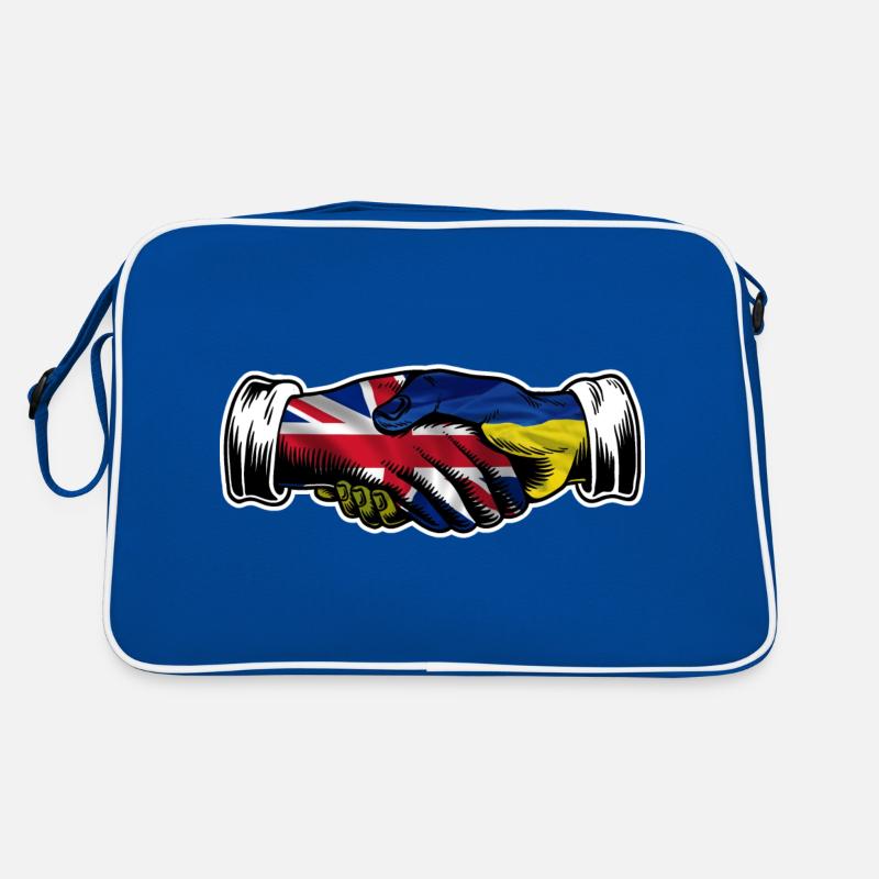Je me tiens avec l’Ukraine Uk Drapeau britannique Sac Retro