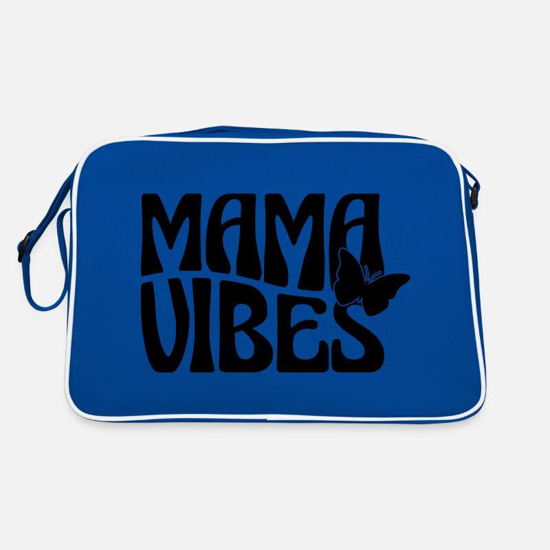Mama Vibes avec papillon Sac Retro