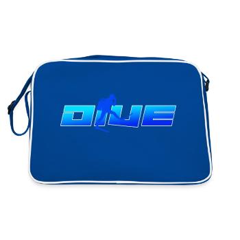 plongée Plongée accro à la plongée profonde - Sac Retro - bleu/blanc - Dos