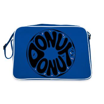 Donut - Cool Donut Logo - Sac Retro - bleu/blanc - Dos