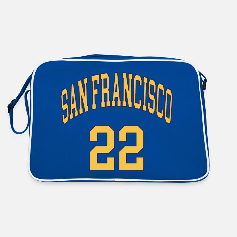 San Francisco 22 - Retro Bag - blue/white