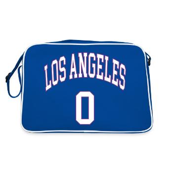Los Angeles 0 - Sac Retro - bleu/blanc - Dos