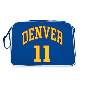 Denver 11 - Sac Retro - bleu/blanc - Dos