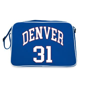 Denver 31 - Sac Retro - bleu/blanc - Dos