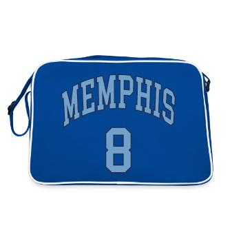 Memphis 8 - Retro Bag - blue/white - Back