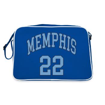 Memphis 22 - Retro Bag - blue/white - Back
