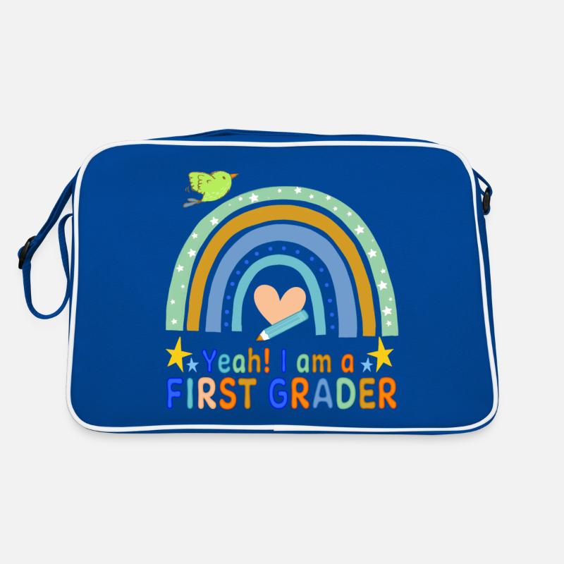 School First Grader Retro Tasche