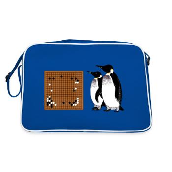 Shoulder-Hit on the Fifth Line - Retro Bag - blue/white - Back