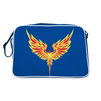 Phoenix - Retro Bag - blue/white - Back