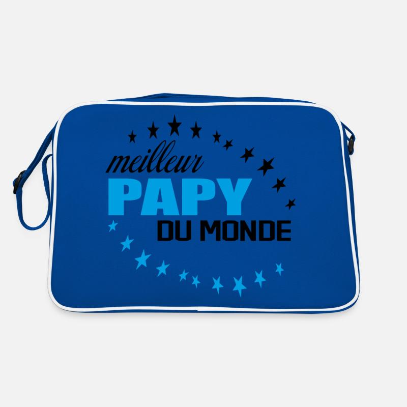 Meilleur Papy Du Monde Sac Retro