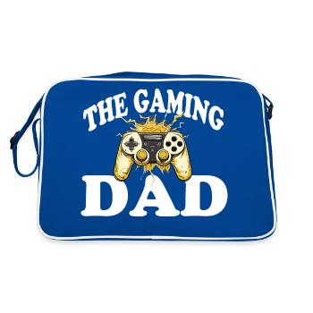 The Gaming Dad - Retro Bag - blue/white - Back
