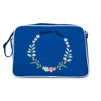 Dream Team - Retro Bag - blue/white - Back