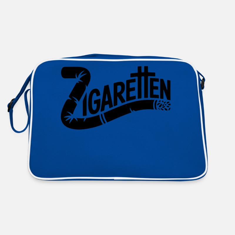 Zigaretten - Deutsche Memes Retro Tasche