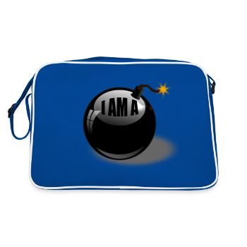 Bombe - Sac Retro - bleu/blanc - Dos