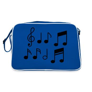clef - Retro Bag - blue/white - Back