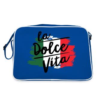 La dolce Vita Bella Italia - Sac Retro - bleu/blanc - Dos