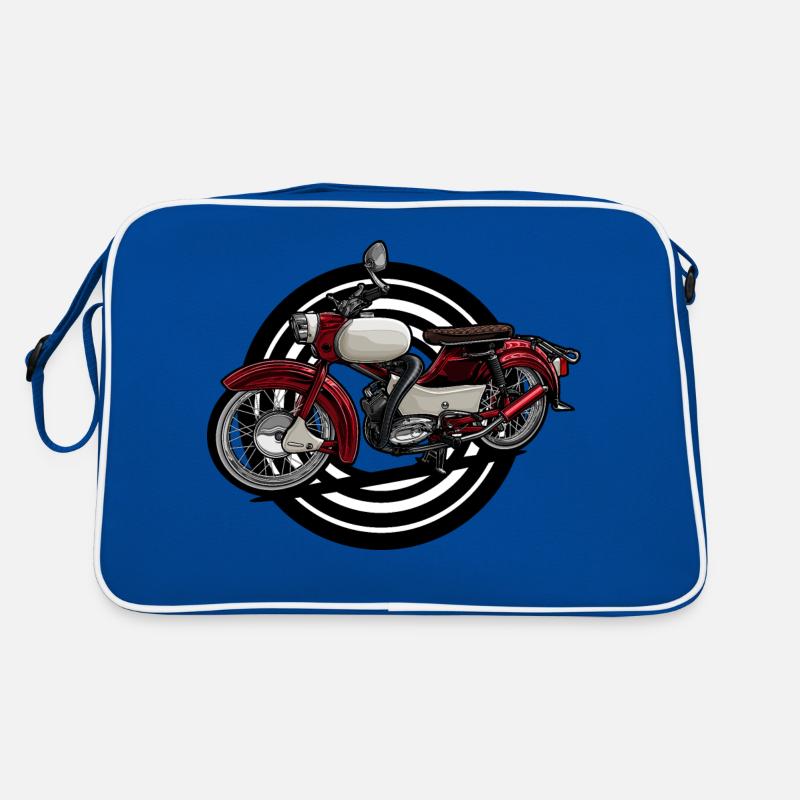 Sparrow (red) // Illustration Retro Bag