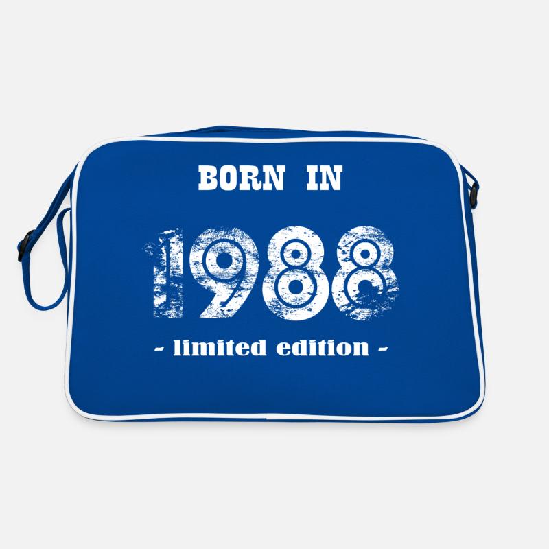 NÉ EN 1988 - édition limitée - Sac Retro - bleu/blanc