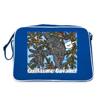 Colombe au rameau - Sac Retro - bleu/blanc - Dos